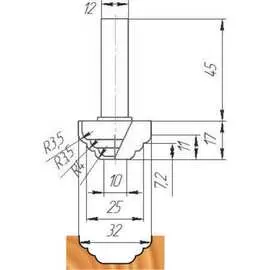 Фреза МебельДрев ФК 0960 4627198886375
