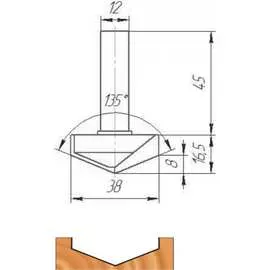 Фреза МебельДрев ФК 1135 4627198886689