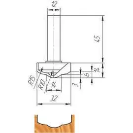 Фреза МебельДрев ФК 0980 4627198886412
