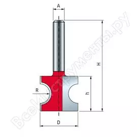 Полукруглая фреза FREUD PRO 82-10408