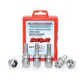 Гайки-секретки sgy (m12x1.5; l=30 мм; ключ 17) heyner 856 090