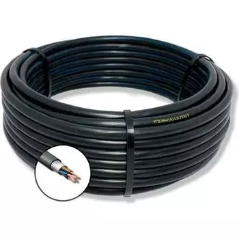 Гибкий кабель ПРОВОДНИК кгвэвнг(a)-ls 4x1 мм2, 15м OZ110165L15