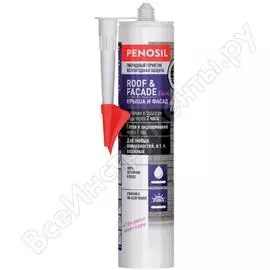 Гибридный герметик penosil roof &amp; facade crystal sealant 290 мл коричневый h3717