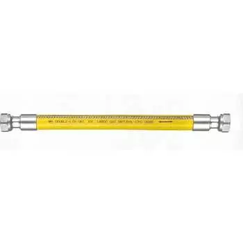 Гофрированная гибкая подводка для газа DOUBLE-LIN LL8006 (1/2"х1/2")