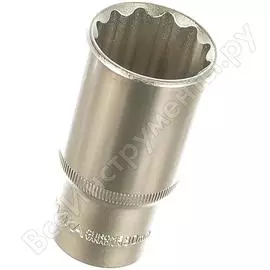 Глубокая двенадцатигранная торцевая головка Эврика ER-91522-12