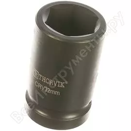 Головка торцевая для ручного гайковерта 1"dr, 32 мм thorvik lsws00132 52758