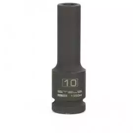 Головка ударная удлиненная шестигранная (10 мм; crmo; 1/2dr) stels 13934