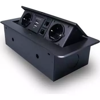 Горизонтальная выдвижная розетка ROCKETSOCKET SHS021-B