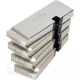 Гребенка резьбонарезная со ступенчатой регулировкой (4 шт; 2 1/2" - 3"; bspt; hss; правая) для резьбонарезного станка 1233 ridgid 51377