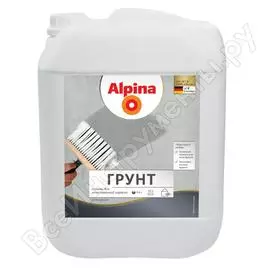 Грунт alpina new einlassgrund универсальный 10л 948102356