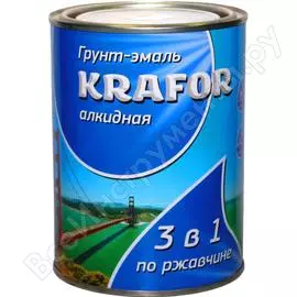 Грунт-эмаль по ржавчине KRAFOR НЦ-1356 26695