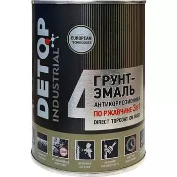 Грунт-эмаль по ржавчине Detop DTI-P07786