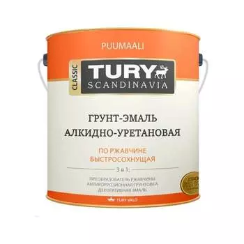 Грунт-эмаль по ржавчине TURY АУ T1-00007803