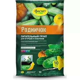 Грунт для огурцов фаско родничок 10 л тп0102фас01