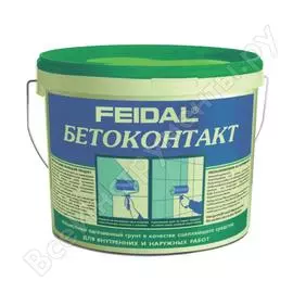 Грунтовка бетоконтакт feidal 5 кг 10001