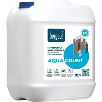 Грунтовка концентрат для наружных и внутренних работ Bergauf aqua grunt 50313