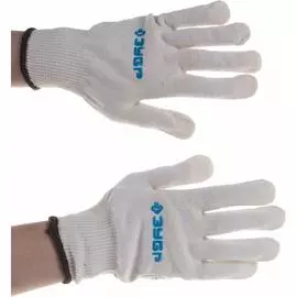 Хлопчатобумажные с защитой от скольжения перчатки ЗУБР