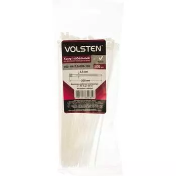 Хомут Volsten V02-1W-2,5х200-100 9496