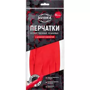 Хозяйственные резиновые перчатки AVIORA 402-941
