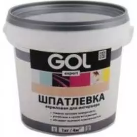 Интерьерная акриловая шпатлевка Palizh Expert GOL 11605718