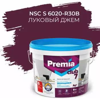 Интерьерная колерованная моющаяся краска для стен и потолков Premia Club PREMIA CLUB 7 О05719