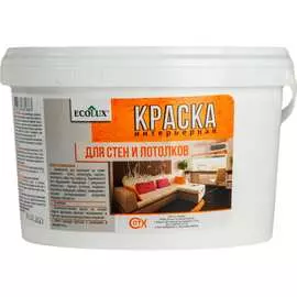 Интерьерная краска для стен и потолков Ecolux 4607133682071