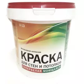 Латексная моющаяся морозостойкая интерьерная краска Virtuoso V-13 L 11589417