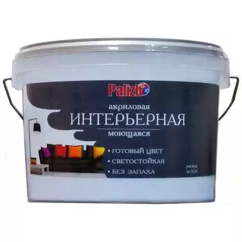 Интерьерная моющаяся акриловая краска Palizh №314 11605605