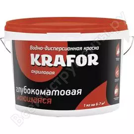 Интерьерная моющаяся краска KRAFOR