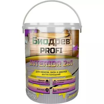 Износостойкая матовая краска для мебели, окон и дверей Красковия Биодрев profi «interior 2в1» ER-00005970