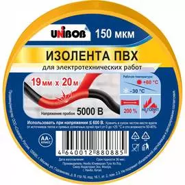 Изолента Unibob 211752