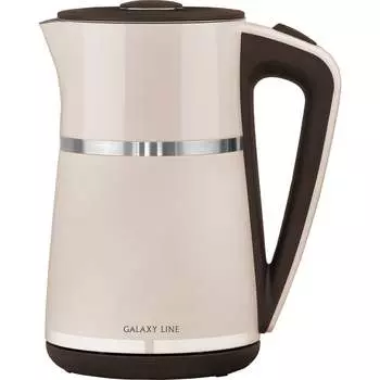Электрический чайник Galaxy Line gl 0339 бежевый, 2200 Вт, объем 1,7 л гл0339лбеж