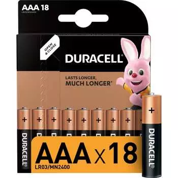 Батарейка Duracell LR03-18BL BASIC Б0014449