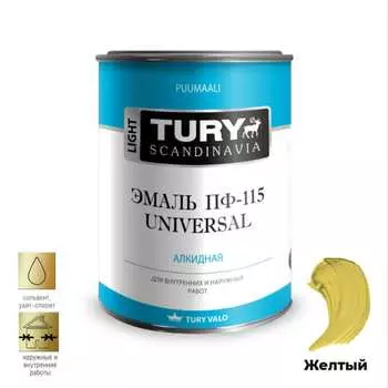 Эмаль TURY Универсал ПФ-115 2007199