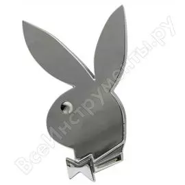 Эмблема автостоп chrome playboy 70х45 мм ab-62418
