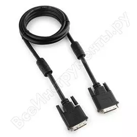 Экранированный кабель Cablexpert CC-DVI2-BK-6 25M/25M