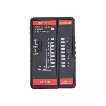 Кабельный lan-тестер КВТ KT 468С PROLINE 88552