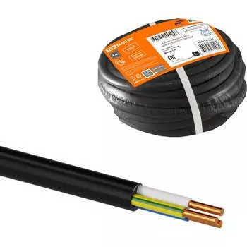 Кабель TDM ELECTRIC ввгнг(а)-ls 3x1,5 ок(n, pe)-0,66 гост SQ0117-0431