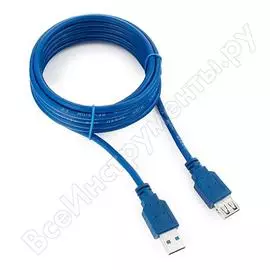 Экранированный кабель-удлинитель Cablexpert CCP-USB3-AMAF-10