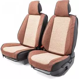 Каркасные накидки на передние сиденья CarPerformance CUS-3024 COFFEE/BE