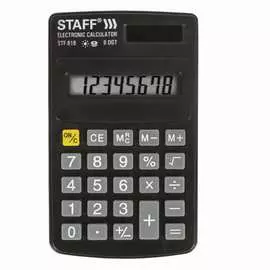 Карманный калькулятор Staff STF-818 250142