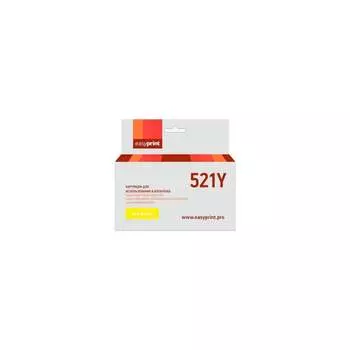 Картридж для Canon PIXMA iP4700, MP540, 620, 980, MX860, EasyPrint CLI521Y IC-CLI521Y