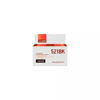 Картридж для Canon PIXMA iP4700, MP540, 620, 980, MX860, EasyPrint CLI521BK IC-CLI521BK