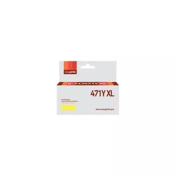 Картридж для Canon PIXMA MG5740, 6840, 7740, EasyPrint CLI471Y XL IC-CLI471Y XL