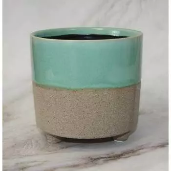 Кашпо SCHEURICH Kbel Piaff sandy aqua 63328