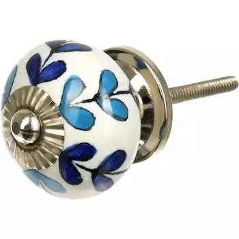 Керамическая ручка для мебели BlumenHaus Люпин 66023