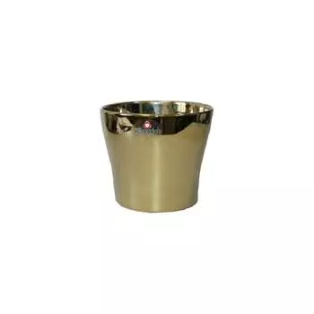 Керамическое кашпо SCHEURICH 808 MIRROR GOLD 061270