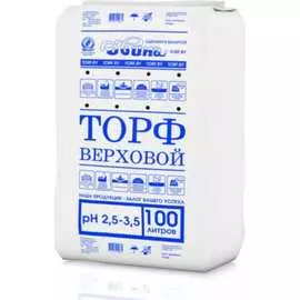 Кислый верховой торф Двина