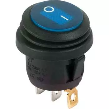 Клавишный круглый выключатель REXANT 36-2596
