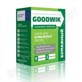 Клей для любых бумажных обоев Goodwik